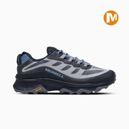 Merrell Moab Speed Wanderschuhe Damen Schwarz [DE-YRLJW]